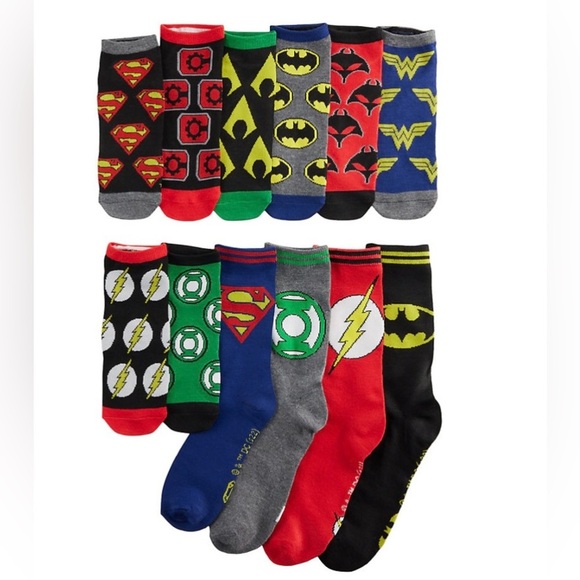 Men's 12 Days of Socks DC
Comics Crew Socks - Picture 1 of 4
